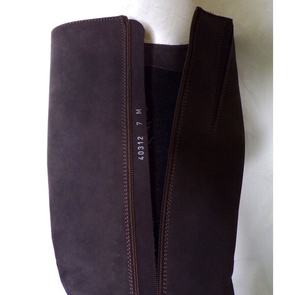 🆕 LA CANADIENNE Love Knee High Lined Waterproof Suede Boot 7 Gray - Picture 12 of 13